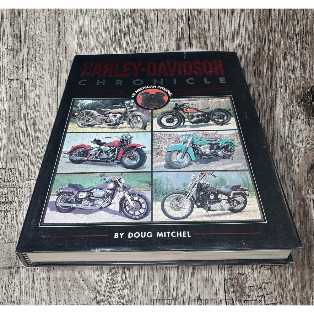 Harley-Davidson Chronicle Hardcover Coffee Table Book by Doug Mitchel